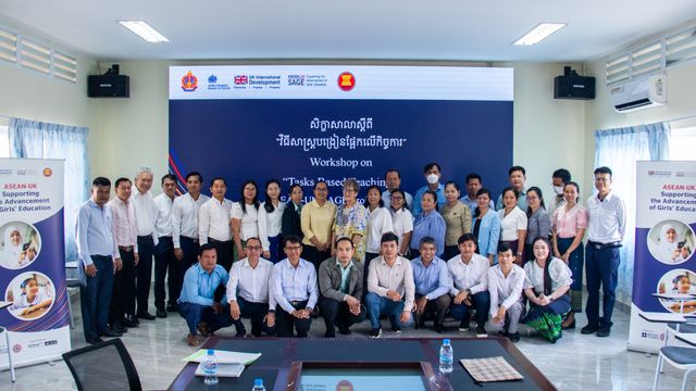 Opening ceremony of the workshop on "Methods of organizing work for students"