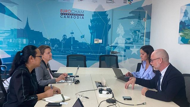  Discussion on "Cooperation in support of French language education in Cambodia"