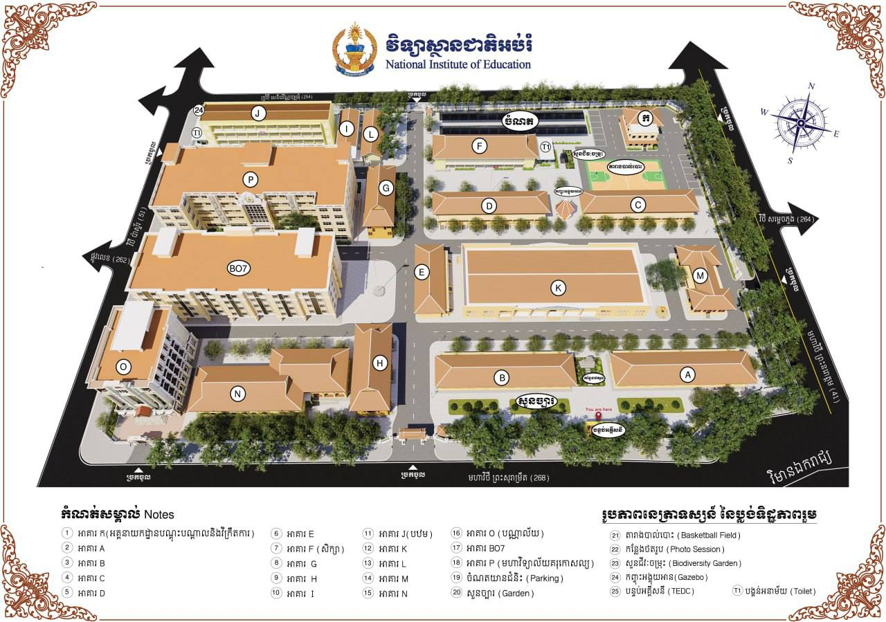វិទ្យាស្ថានជាតិអប់រំ - Location - 1